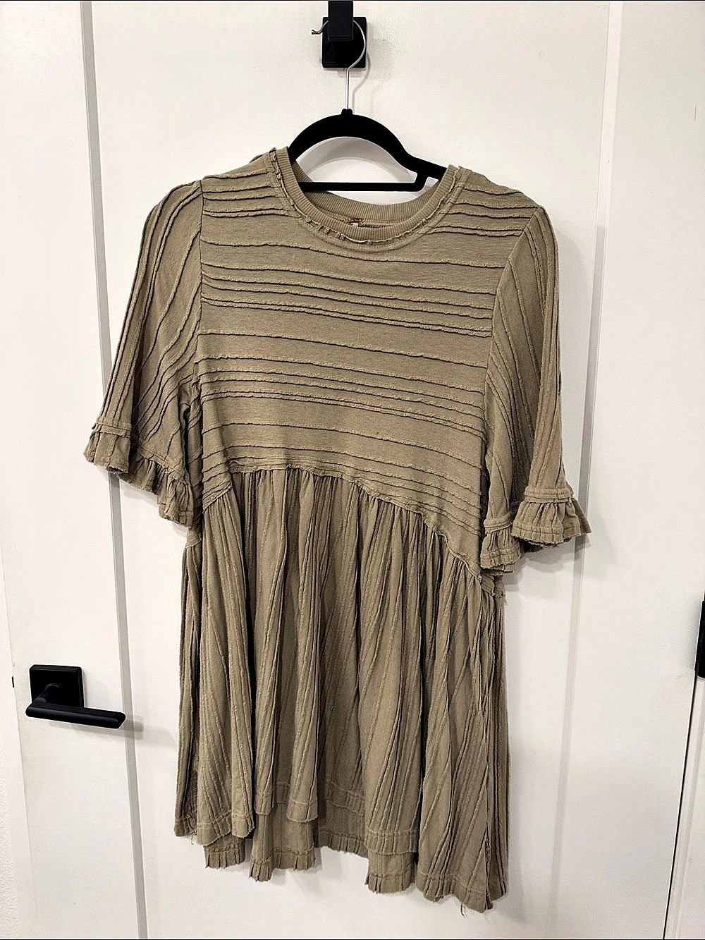 Free People Mini Dress in Brown Size XS Like New